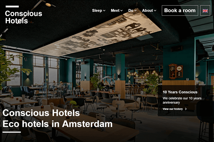 Hotel and Restaurant Web Design